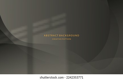 Abstract Geometric Gradient 3D Background Mock Up Dark Ash EPS 10