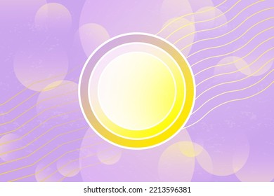 Abstract Geometric Gradient artwork of bold saturated colored spheres. Vector Illustration.