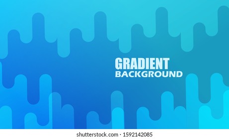 abstract geometric gradient background with blue colour. Template for the design of a book cover, flyer or poster. Vector eps 10