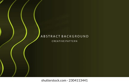 Abstract geometric gradient background, brown waveform with elegant gold lines, simple attractive for EPS 10 presentations
