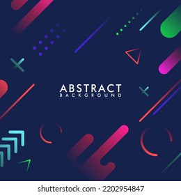 Abstract geometric gradient background with colorful. Trendy geometric background design