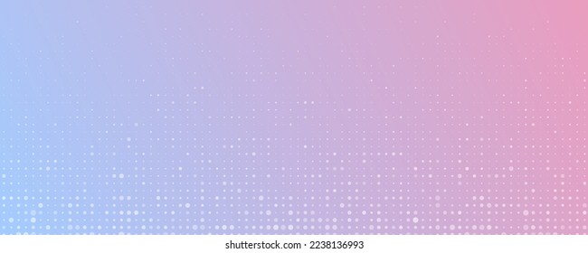 Abstract geometric gradient background with dots. Purple dot background with empty space. Vector illustration