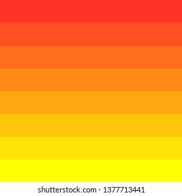 Abstract geometric gradient background. Minimalistic stripes composition with bright trendy colorful gradient from red to yellow. Creative design templates graphics. Vector illustration