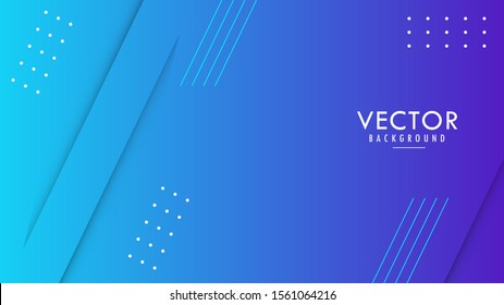 abstract geometric gradient background Premium Vector with blank space Text template, EPS10