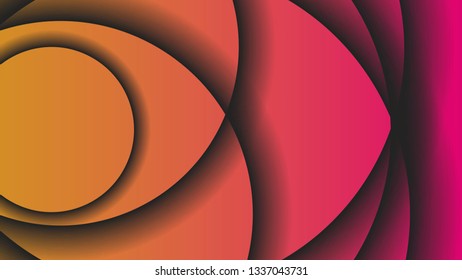 Abstract geometric gradient background of shapes. Nature backdrop.Vector concept for design, banner or poster