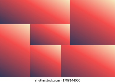 Abstract geometric gradient background vector template with colors