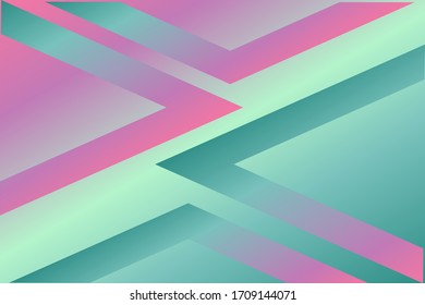 Abstract geometric gradient background vector template with colors