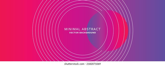 Abstract geometric gradient background, vector graphic design with circular elements, spiral and twirl backdrop, overlapping circles, futuristic concept for web business idea, digital marketing banner
