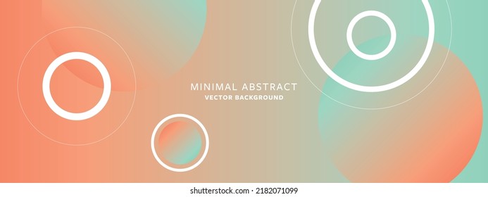 Abstract geometric gradient background, vector graphic design with circular elements, spiral and twirl backdrop, overlapping circles, futuristic concept for web business idea, digital marketing banner