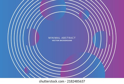 Abstract geometric gradient background, vector graphic design with circular elements, spiral and twirl backdrop, overlapping circles, futuristic concept for web business idea, digital marketing banner