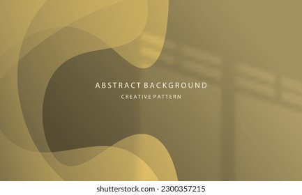 Abstract geometric gradient background Waves Transparency Elegant Yellow Color Simple Attractive For EPS 10 Presentation