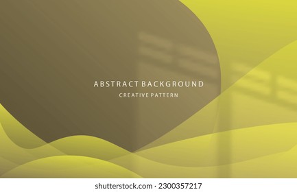 Abstract geometric gradient background Waves Transparency Elegant Yellow Color Simple Attractive For EPS 10 Presentation