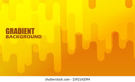 abstract geometric gradient background with yellow colour. Template for the design of a book cover, flyer or poster. Vector eps 10