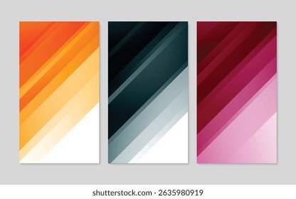 Abstract geometric gradient banner design. Modern colorful background template. Vector illustration
