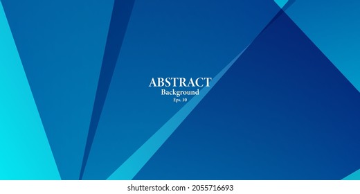 Abstract geometric gradient blue cyan backgrounds were also suitable for social media, websites, banners, and posters. Blue Abstract Background.