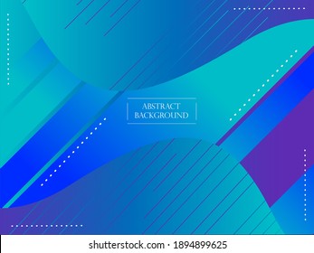 Resumen degradado geométrico azul patrón de fondo decorativo moderno