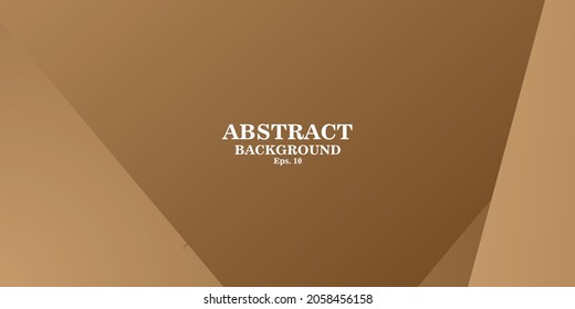 Resumen los antecedentes geométricos de chocolate marrón también fueron adecuados para los medios sociales, sitio web, banner, afiche.
