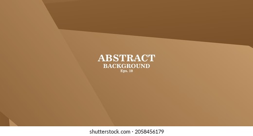 Resumen los antecedentes geométricos de chocolate marrón también fueron adecuados para los medios sociales, sitio web, banner, afiche.