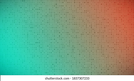 Abstract geometric gradient circles background. Green and red dot background with empty space. Vector illustration.