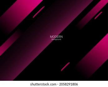 Resumen de líneas de color de gradiente geométrico patrón de fondo vector