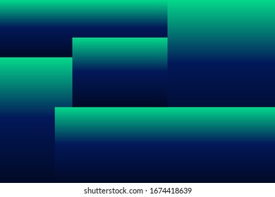 Abstract geometric gradient colorful background vector template with green, purple, blue colors