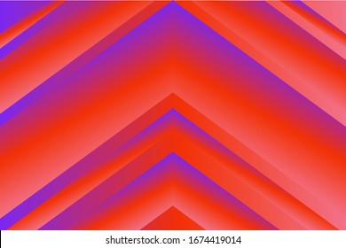 Abstract geometric gradient colorful background vector template with red, purple colors