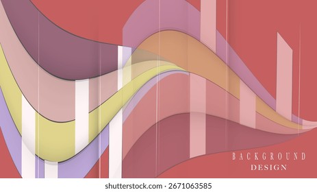 Abstract geometric gradient colorful background