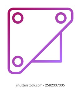 Abstract Geometric Gradient Design Illustration