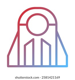 Abstract Geometric Gradient Design, Minimalist