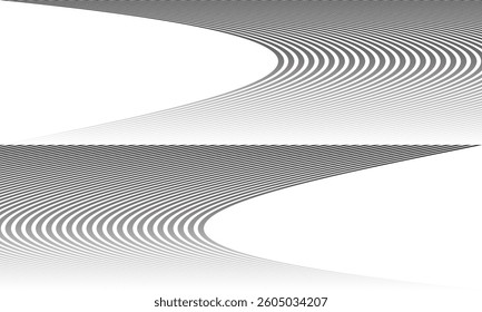 abstract geometric gradient flag line pattern art.