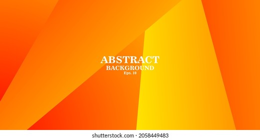 Resumen los fondos geométricos de naranja precipitados también fueron adecuados para los medios sociales, sitio web, banner, afiche.