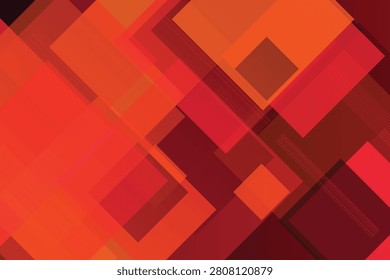 Abstract geometric gradient overlay of warm red-orange hues with pixelated texture pixelart