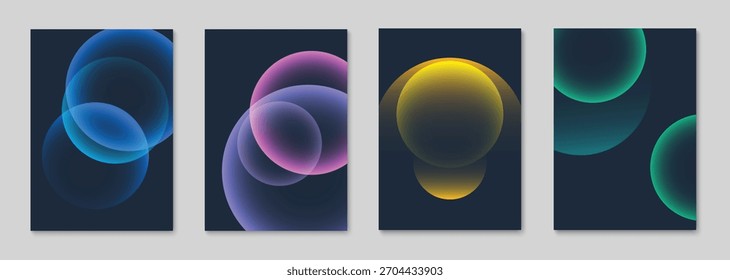 Diseño de póster de gradiente geométrico Abstractas. Plantilla de portada minimalista. Ilustración vectorial