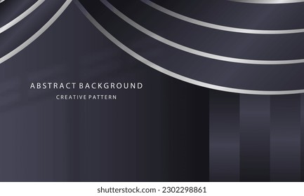 Abstract Geometric Gradient Transparent Background Curtain Shape navy blue color for elegant presentations Simple Attractive EPS 10
