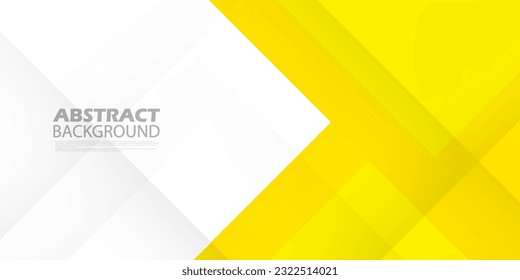 Abstract geometric gradient yellow background with shadow. Yellow modern design on bright white background for poster, banner, and business card . Eps10 vector