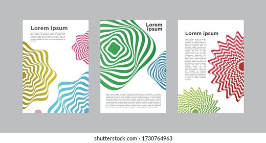 Abstract Geometric grain layout flyer