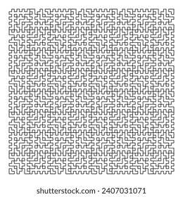 Abstract Geometric Graphic Design on White Background