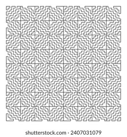 Abstract Geometric Graphic Design on White Background