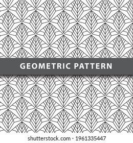 Abstract geometric graphic design print pattern. 