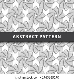 Abstract geometric graphic design print pattern.  flowers pattern, vector illustration