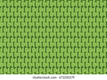 Abstract geometric graphic design print green