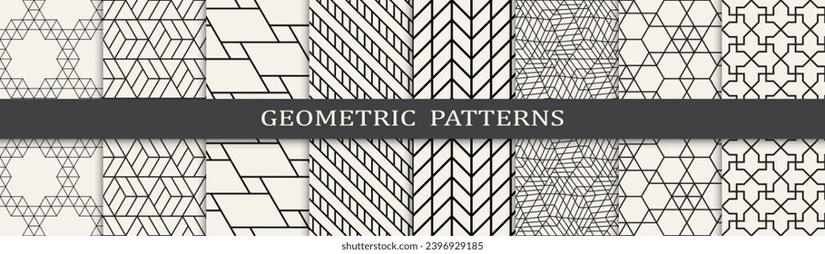  Abstraktes geometrisches, einfaches Muster. Vektormode-Texturmuster.