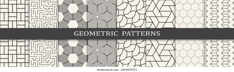  Abstraktes geometrisches, einfaches Muster. Vektormode-Texturmuster.