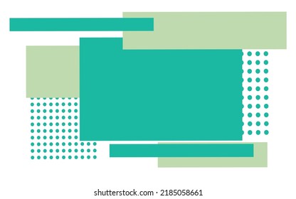 Abstract geometric graphic element. square and circles. vector background