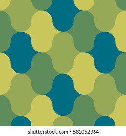 Abstract geometric graphic pattern green color tone background vector illustration for green, eco, organic, st patricks concept design idea esp10