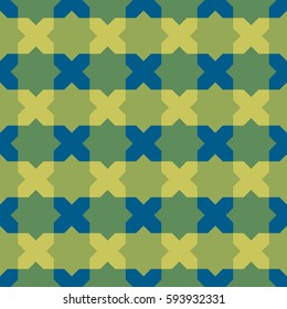 Abstract geometric graphic pattern green color tone background vector illustration for green, eco, organic concept design idea esp10