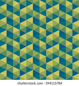 Abstract geometric graphic pattern green color tone background vector illustration for green, eco, organic concept design idea esp10