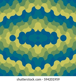 Abstract geometric graphic pattern green color tone background vector illustration for green, eco, organic concept design idea esp10
