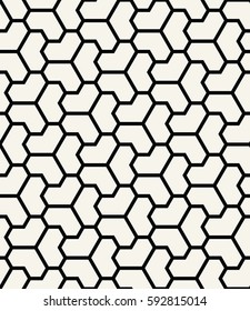 abstract geometric graphic print seamless vector pattern