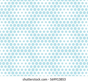 abstract geometric graphic seamless blue hexagon pattern background